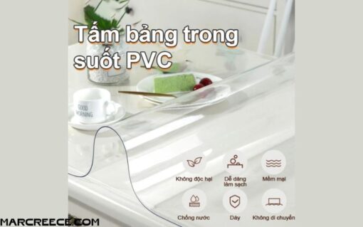 Khăn Trải Bàn PVC Cao Cấp Chống Trơn Chống Thấm